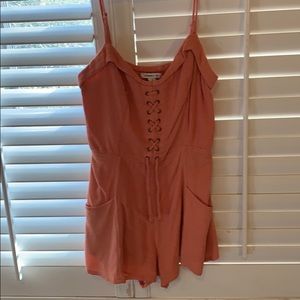 Pink/orange romper